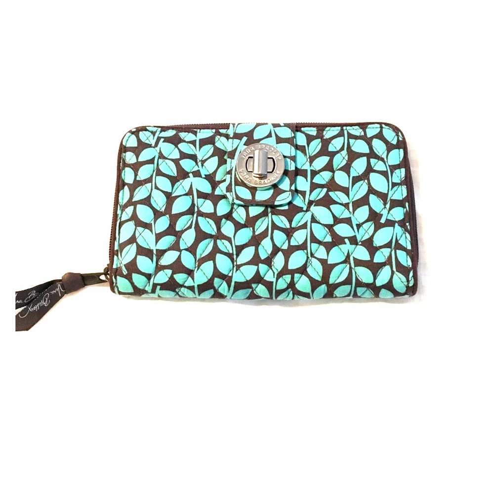 Vera Bradley Shower Vines Turnlock Wallet